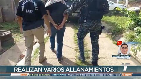 Unos 18 Detenidos Tras Allanamientos En Sectores De Panamá Oeste