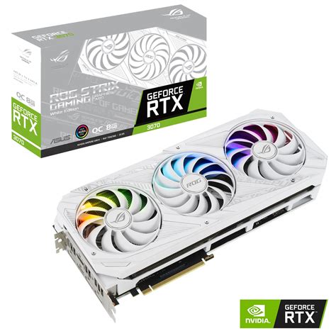 Asus Rog Strix Geforce Rtx 3070 White Oc 8gb Näytönohjain Karkkainen