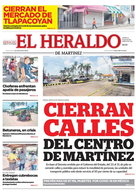 El Heraldo De Mart Nez De Julio De By Poza Acme Issuu