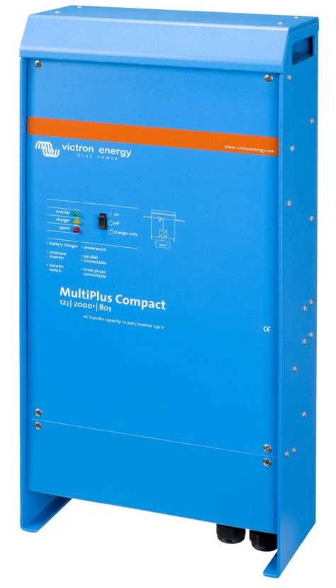 Victron MultiPlus Compact 12 2000 80 30 230V VE Bus Wechselrichter Und