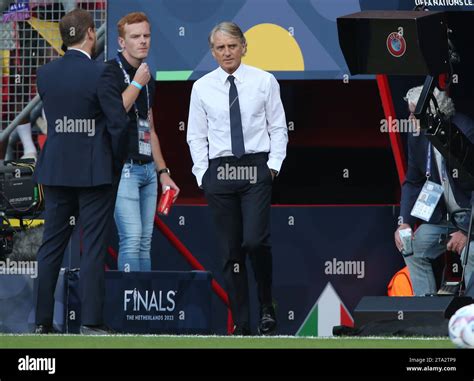 Manager Of Italy Roberto Mancini Spain V Italy UEFA Nations League