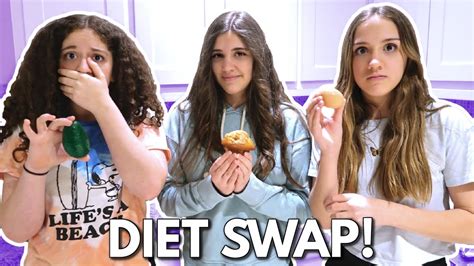 3 Sisters Swap Diets For 24 Hours Youtube