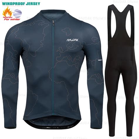 Raudax Conjunto De Ropa T Rmica De Lana Para Ciclismo Jersey Deportivo