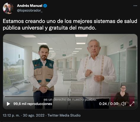 Amlo Afirma Que Ahora Sí Levantará El Sistema De Salud Pública