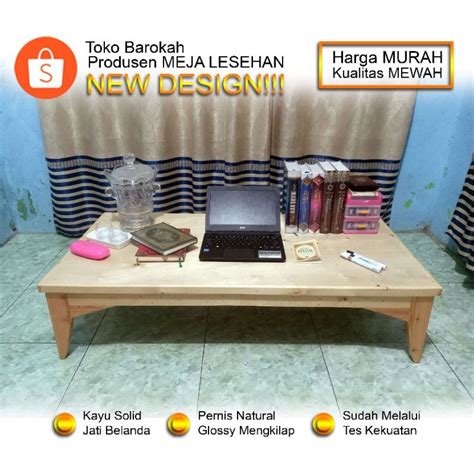 Jual Meja Lesehan JUMBO Meja Kerja 120x50x30 Bisa Custom Ukuran