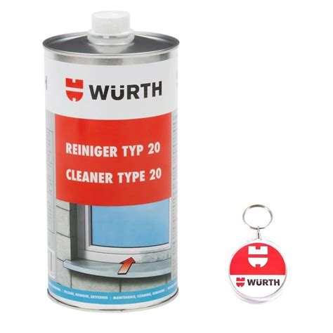 Set Curatitor Tip L Solvent Usor Curatare Pvc Cu Breloc Wurth