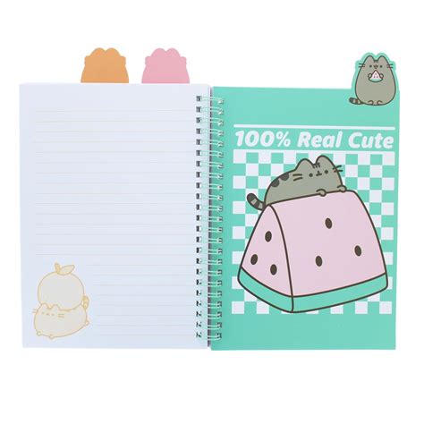 Carnet A5 Pusheen Fruits Project Book Blueprint Collections