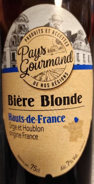 Pays gourmand bière blonde hauts de France 7 0 Brasserie Goudale De