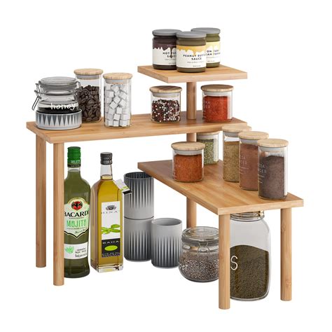 Buy BMOSU Kitchen Corner Shelf Countertop Organizer Adjustable Spice