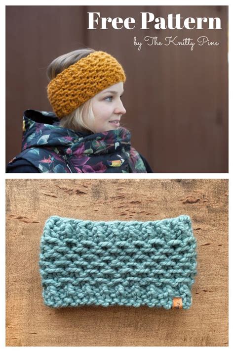 6 Ear Warmer Free Knitting Pattern Crochet Ear Warmer Pattern