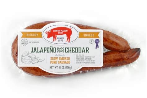 Country Pleasin Jalapeno And Cheese Smoked Sausage 14 Oz Kroger