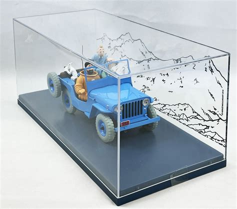 Les Voitures De Tintin Echelle 1 24 Hachette N04 La Jeep Bleue