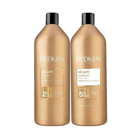 Redken All Soft Cleansing Cream Shampoo And Conditioner Set For Dry Brittle Hair 338 Fl Oz