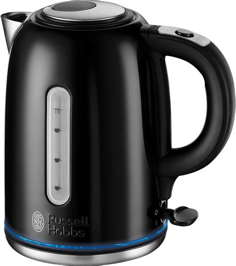 Russell Hobbs Luna Grey Stainless Steel L Cordless Electric Kettle