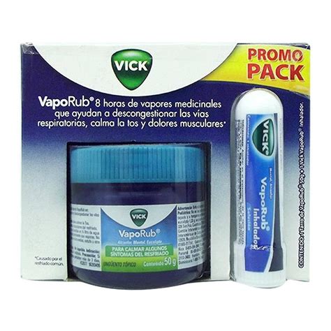 Ungüento Vick VapoRub 50 g inhalador Walmart