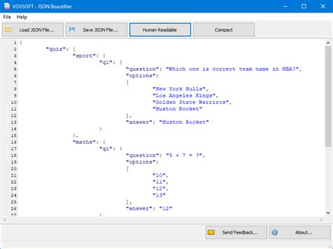 JSON Beautifier for PC | Converts JSON to readable text