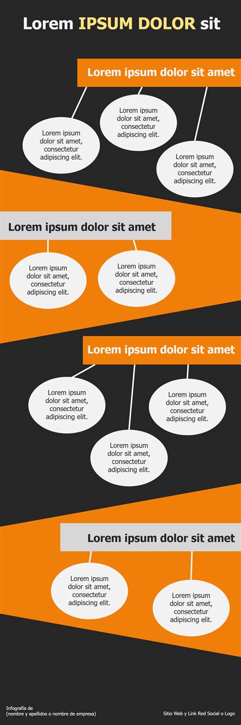 Plantilla Prediseñada para crear Infografías en Power Point recurso