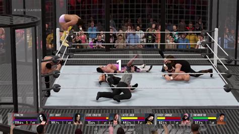 Wwe K Randy Savage Vs Sting Vs Bret Hart Vs Cactus Jack Vs Stone