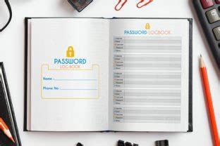 Password Log Book With Alphabetical Tabs Graphic By Teeadept Creative