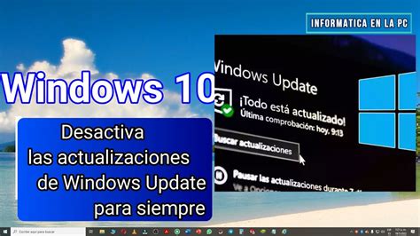 Como DESACTIVAR Las ACTUALIZACIONES AUTOMATICAS De Windows 10 Para