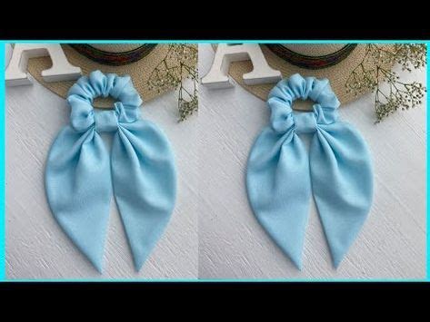 Easy Bow Scrunchies C Mo Hacer Scrunchies O Coletero Con Lazo Tutorial