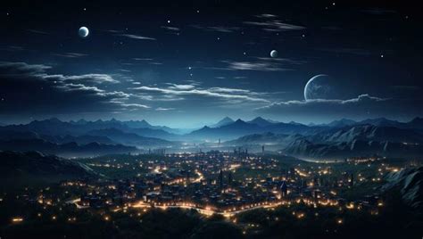 Night Sky City Stock Photos, Images and Backgrounds for Free Download