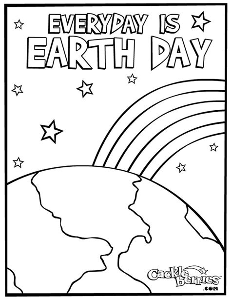 Earth Day Coloring Pages Printables Spring Preschool Pinterest