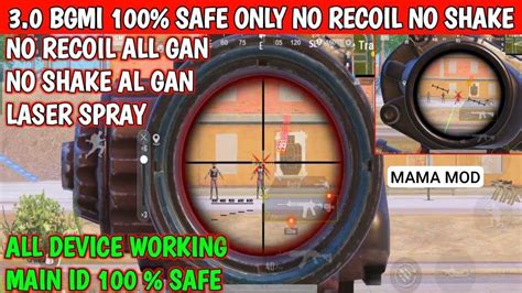 BGMI 3 0 NO RECOIL AIMBOT CONFIG AIMBOT NO RECOIL OBB BGMI 3 0 BGMI