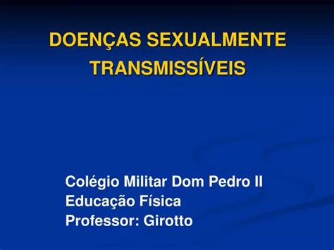 Ppt Doen As Sexualmente Transmiss Veis Powerpoint Presentation Free