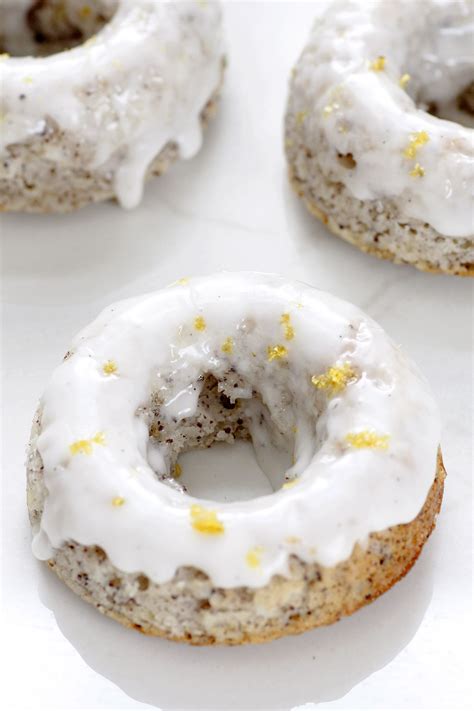 Lemon And Poppy Seeds Baked Donuts Lil Cookie