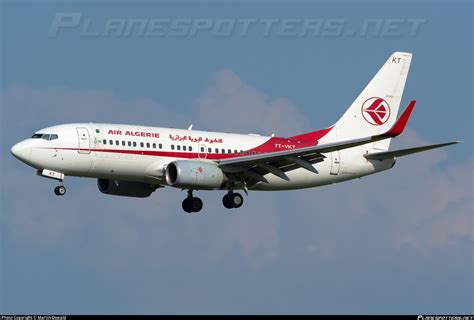 7t Vkt Air Algérie Boeing 737 7d6cwl Photo By Martin Oswald Id