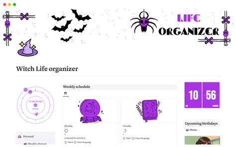 Witch Life Organizer Template By Maxime Bezencon Notion Marketplace