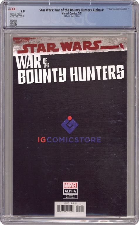 Star Wars War Of The Bounty Hunters Alpha Igc Cgc