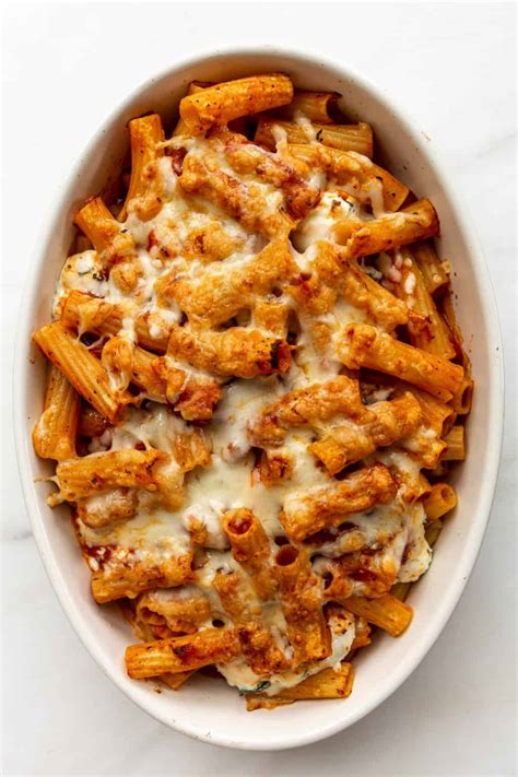 Vegetarian Baked Ziti Pasta Recipe Choosing Chia