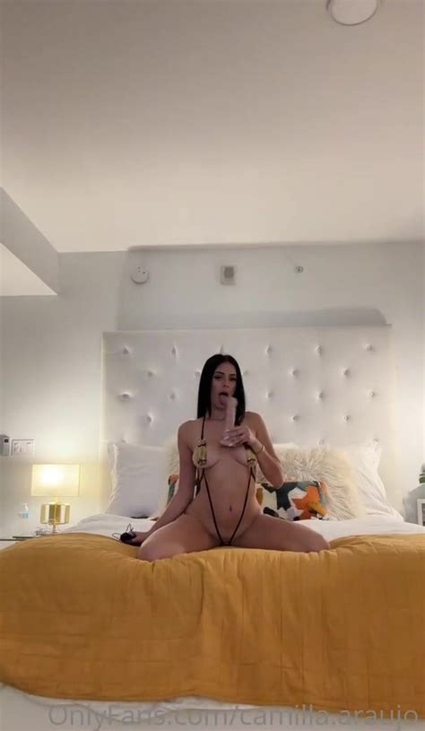 Camilla Araujo Riding Blowjob Dildo Onlyfans Video