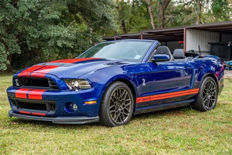 2,700-Mile 2013 Ford Mustang Shelby GT500 Convertible for sale on BaT ...