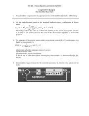 CH E 446 Assignment 06 Pdf CHE 446 Process Dynamics And Control