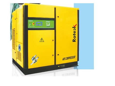 Roteck Kw Hp Direct Driven Screw Air Compressor With Air Dryer At