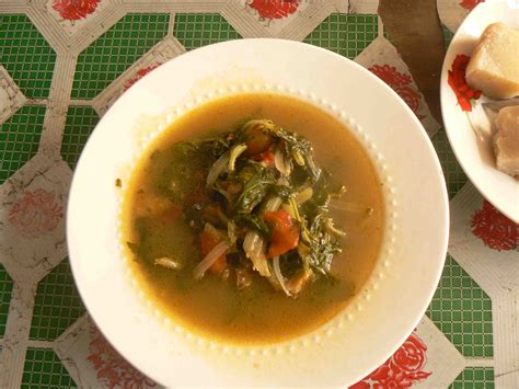 Recette dici bouillon de poisson salé aux légumes adiac congo