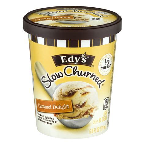 Edy S Dreyer S Slow Churned Light Ice Cream Caramel Delight 5 8 Fl Oz