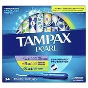 Tampax Pearl Tampons Trio Pack Super Super Plus Ultra Unscented Shop