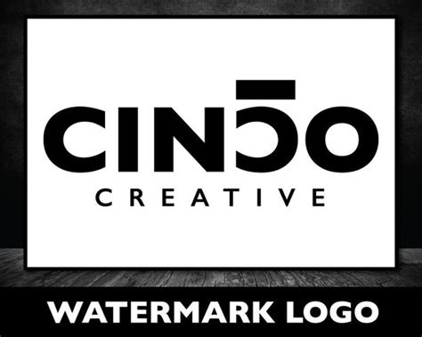 Logo Design Watermark Logo Logos Custom Logo Design | Etsy