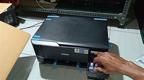 Cara Setting Pertama Printer Epson L Baru Cara Isi Tinta Epson