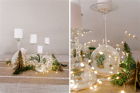 DIY Upside Down Wine Glass Christmas Decoration Tutorial For The Holidays