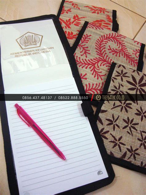 Souvenir Seminar Kit Buku Blocknote Serat Alam Kemenkeu Ri Jakarta