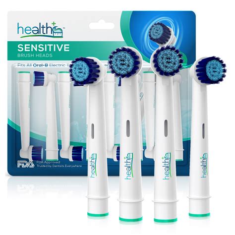 Compatible Oral B Electric Toothbrush Sensitive Replacement Head Generic 8 Pack Gentle