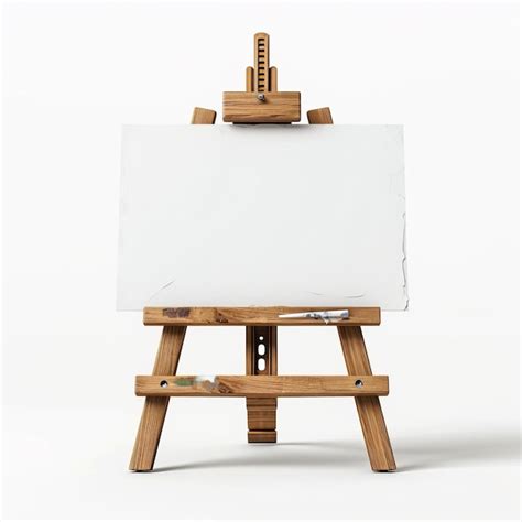 magnificent digital art display easel isolated  white background