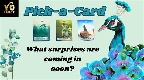 What Surprises Are Coming In For You Pick A Card Tarot Pick A Card