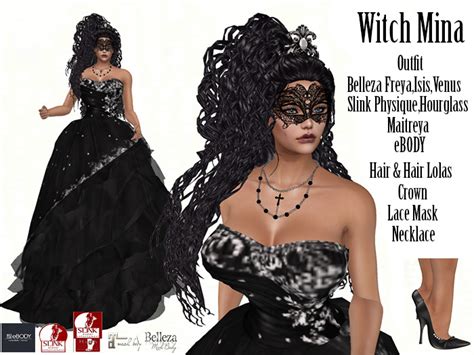 Second Life Marketplace Lara Ac Witch Mina Outfit