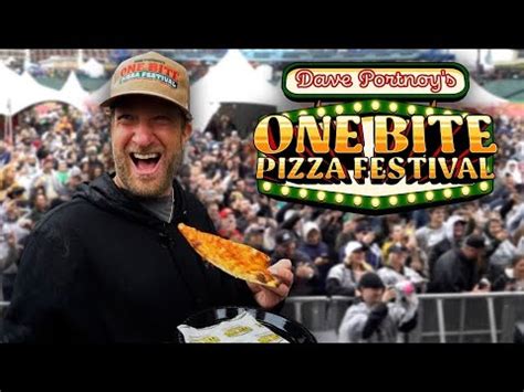 Dave Portnoy S One Bite Pizza Fest Behind The Scenes YouTube